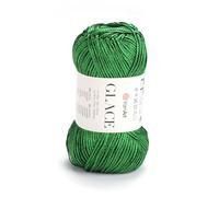 YarnArt Glace Yarn - 52% Acrylic, 48% Polyamide, Light Weight Knitting & Crochet Yarn, 100g (3.5 oz), 210m (229 yds) - Soft, Durable, Shiny Finish for Garments & Accessories (7306)