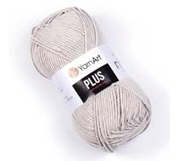 YarnArt Jeans Plus Yarn Cotton Blend Yarn - Knitting & Crochetting Soft Baby Yarn 55% Cotton 45% Acrylic, 100 g (3.5 oz), 160 m (174 yds), Yarn Weight : 4, (1 Skein) (49)