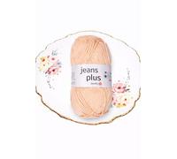 YarnArt Jeans Plus Yarn, Soft Cotton Blend, 100g, Knitting & Crochet (35)
