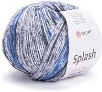 YarnArt Jeans Splash - Variegated Sport Yarn 55% Cotton 45% Acrylic 1 Skein/Ball 50g 174yds Soft Cotton Yarn for Amigurumi