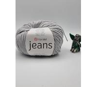 YarnArt Jeans Yarn, Soft Cotton Blend for Crochet and Amigurumi, Coral Red, 50g, 160m (80)