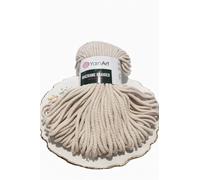 YarnArt Macrame Braided Cotton Cord Yarn, Thick Macrame Rope for Bags and Home Decor (03)