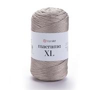 YarnArt Macrame Cord - Strong & Versatile Macrame Yarn for Knitting, Crochet & DIY Crafts - 100% Polyester, 90g (130m) - Perfect for Wall Hangings, Bags, Home Decor & More (156, XL)