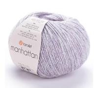 YARNART Manhattan - Glittery Knitting Yarn with Sparkle and Metallic Shine - Wool and Acrylic Fantasy Yarn - 1.76 Oz, 218.72 Yds (910)
