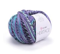 YarnArt Medium Weight Variegated Wool Yarn - Soft, Warm, & Durable for Winter Knitting, Sweaters, Cardigans, Scarves, Hats & More (339)