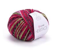 YarnArt Medium Weight Variegated Wool Yarn - Soft, Warm, & Durable for Winter Knitting, Sweaters, Cardigans, Scarves, Hats & More (336, 125m/50g)