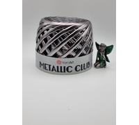 YarnArt Metallic Club Yarn, Shiny Metallic Ribbon Yarn for Crochet, Knitting and Craft Projects (8104)