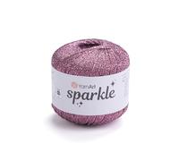 YarnArt Metallic Glitter Yarn, Fine Lightweight Polyester Blend for Knitting & Crochet, Amigurumi, Cardigans, Shawls, Bags, 160m/25g