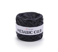 YarnArt Metallic Super Bulky T-Shirt Yarn - 100% Polyester, 6.35 oz / 180 gr, 60 yrds / 55 Meters - Shiny Colors - Handbag, Rug, Night Bag, Crochet Yarn (8120)