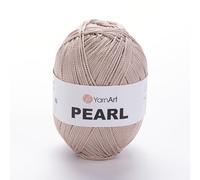 YarnArt Pearl - 100% Viscose Silky Shine Yarn, Lightweight & Soft Crochet Thread for Knitting, Lace Dresses, Blouses, Shawls, Summer Cardigans, 90g (3.17 oz), 270m (295 yds), Fine Weight (134)