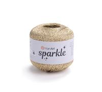 YarnArt Sparkle - Metallic Glitter Fine Lightweight Yarn for Crochet & Knitting, Amigurumi, Cardigans, Shawls, Bag Making, Soft Craft (1306)
