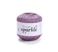 YarnArt Sparkle - Metallic Glitter Yarn for Crochet & Knitting, Amigurumi, Cardigans, Shawls, Bag Making, Soft Craft Yarn (1334)