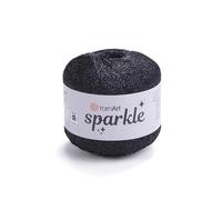 YarnArt Sparkle - Metallic Glitter Yarn for Crochet & Knitting, Amigurumi, Cardigans, Shawls, Bag Making, Soft Craft Yarn (1360)