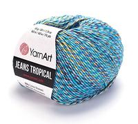 YarnArt Tropical Sport Yarn - 55% Cotton, 45% PAC - Multicolor Knitting & Crochet Yarn - 50g (174 yds) | Soft, Durable & Lightweight | Perfect for Amigurumi, Clothing & Accessories