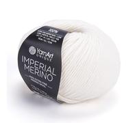 YarnArt Unique Imperial Merino Yarn 100% Merino Wool Yarn for Knitting Luxurious and Soft Yarn for Hand Knitting & Crocheting 1.76 oz/50g, 109 yds/100 Meters Extra Fine Merino Wool (3302)
