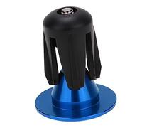 YARNOW 1 Pair Aluminum Alloy M4X34mm Handlebar Plugs for 22~24mm Grips Easy Install Bike Accessories Suitable for Mountain Road Folding Bike