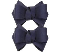 YARNOW 1 Pair Bow Shoe Clips Decorative Cloth PVC Shoe Bow Clip for Women Stunning Look Not Easy to Break for Dinner Party and Daily Life