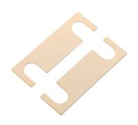 YARNOW 1 Pair Copper Speaker Terminal Jumper Plates 4-position Straight Design with Smooth Flat Contact Surface for Speaker Cabinet Terminal Strip in Professional Audio Systems and Home