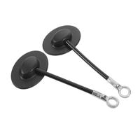 YARNOW 1 Pair Refrigerator Door Lock for Kids, Baby Safety Fridge Lock, No Drill Adhesive Strap Latch for Freezer, Pantry, Beverage Cooler, Wine Fridge and Cabinet Doors