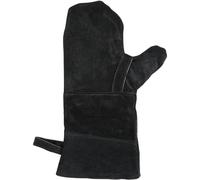 YARNOW 1 Pc Oven Gloves Heat Resistant Oven Mitts Welding Gloves Black Gloves for Grilling Cooking Baking Welding
