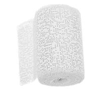 YARNOW 1 Roll White Plaster Cloth Bandages for Crafting with Quick Drying and Versatile Material, for Mask Making, Belly Casting, and Body Molds in Art Projects
