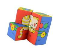 YARNOW 1 Set Animal Blocks Educational Jigsaw Puzzle for Soft Cloth Building Blocks for Early Learning Fun Animal Shapes to Enhance Color Shape Recognition for Supervised Play Imaginative