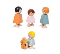YARNOW 1 Set Creative Family Character Building Blocks Educational Early Learning for Smooth Edges Develops Family Relationships Encourages