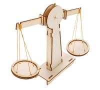 YARNOW 1 Set DIY Balance for Teaching Instrument Balance Early Education Supplies Balance Training Equipment Balancing Scales Balance Scale Wooden Beige