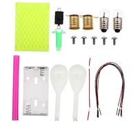 YARNOW 1 Set Double Head Street Lamp Model DIY Science Experiment Kit for Electric Experiment Materials Basic Mechanical Structures and Power Transmission Learning