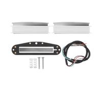 YARNOW 1 Set Electric Guitar Mini Humbucker Pickup Kit: High Output Alnico5 Dual Coil Design for Hum-Canceling - Replacement Pickup Set Compatible for Fender ST Guitars