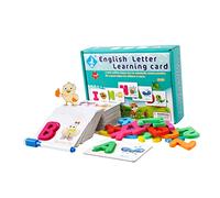YARNOW 1 Set Funny Alphabet Learning Cognitive Playthings for Interactive Educational Cards with Animal Patterns Safe and Design for Early Education for Birthdays
