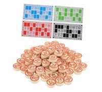 YARNOW 1 set Interactive Bingo Chess Game Family Fun Safe for Parties and Social Gatherings Engaging Math Learning Tool Craft Project Accessory