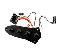 YARNOW 1 Set Loaded Prewired Bass Plate: Electric Guitar Loaded Board - Pre-Wired Control Plate with Wiring Harness - Volume Control for Guitar