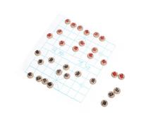 YARNOW 1 Set Miniature Chinese Chess Set for Dollhouse Realistic Chess Pieces Board Game Accessories for Dollhouse Rooms Play Scenes Compact Design