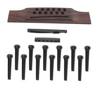 YARNOW 1 Set Piano Code String Nail Set Accessory Parts Guitar Saddle Bridge Guitar Bridge Kit Replacement Nut Pins Acoustic Guitar Pegs Bridge Pin Acoustic Guitar Accessories