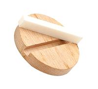 YARNOW 1 Set Resonator Biscuit Bridge Guitar Nut Crafted Ox Bone Durable Replacement Saddle for Acoustic Guitars for Luthiers Makers Elegant Accessory