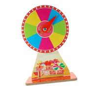 YARNOW 1 Set Rotatable Roulette Wheel Game Diameter Carnival Party Prop with Stand for Raffles Drawings and Celebrations Design for