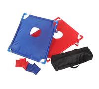 YARNOW 1 Set Small Cornhole Boards Set - Bean Bags Throw with Corn Hole Boards - Lightweight Outdoor Sports Activity Toy for Parties, Picnics, Family Bonding