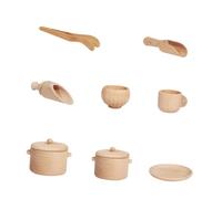 YARNOW 1 Set Tableware Play Kitchen Accessories for Imaginative Role Play and Hands Learning for Preschoolers