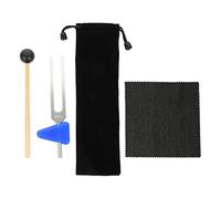 YARNOW 1 Set Tuning Fork for Chakra Meditation with Hammer Professional Sound Therapy Instruments for Healing and Mood