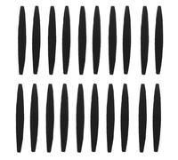 YARNOW 10 Pairs Adhesive Invisible Heel Sticker, Soft Strap Cushion Pads for Women’S High Heels, Anti-Slip Slim Strips for Office Outdoor Travel Or Wedding Party Black