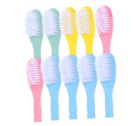 YARNOW 10-Piece Baby Hair Brush Set for Newborns Soft Massage Brushes Comfortable Infant Comb for Gentle Grooming