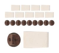 YARNOW 10 Set Erhu Practice Mute Wooden Foam Bridge Useful Erhu Instrument Accessory Easy to Clean Protecting The Surface