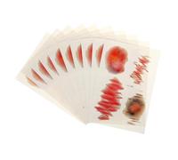 YARNOW 10 Sheets Realistic Scar Stickers Fake Wounds Decals for April Fools Day Prank Props Halloween Party Decorations Gentle Skin Non Irritating Temporary Tattoo