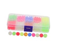 YARNOW 1000pcs Luminous Fishing Beads Glow Dark Accessories for Nighttime Saltwater Freshwater Fishing Soft Beads Enhanced Visibility for Successful Catches