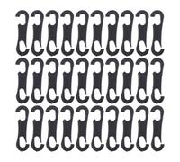 YARNOW 100pcs Auto Seat Cover Hooks Car Seat Accessories Plastic Abs Material Anti-Slip Design Versatile Usage for Car Interior Sunshade and Half Cover Fixing