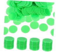 YARNOW 100pcs Bingo Chips Counting Pieces Bright Gambling Markers for Bingo Games Math Learning Supplies and Fun Counting Activities