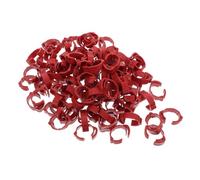 YARNOW 100pcs Blank Poultry Leg Rings Pigeons Identification Bands for Farm Supplies Quail Supplies Poultry Bands Reusable Foot Rings