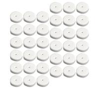 YARNOW 100pcs Ear Pin Protective Pads Ear Nut Cushions White Foam Simple Design Support Convenient Replacement for DIY Jewelry Enthusiasts Creating Jewelry
