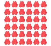 YARNOW 100pcs Lip-Shaped Adhesive Wound Bandages with Water Resistance and Effective Bleeding Stop, Pe Material, for Home Use and Carrying in Your Bag